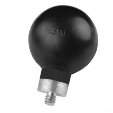 Rubber Ball 1.5" with Threaded 0.25"-20 Stud