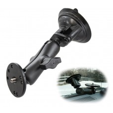 Twist Lock Suction Mount With Round Camera Base (1" ball)