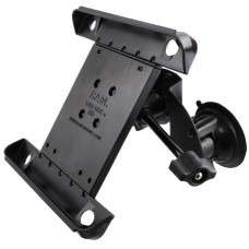 Dual Suction Cup EFB Mount with Short Arm & Retention Knob, and Tab-Tite™  Holder