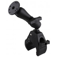 Large Tough-Claw™ Clamp Double Ball Mount with Round Plate